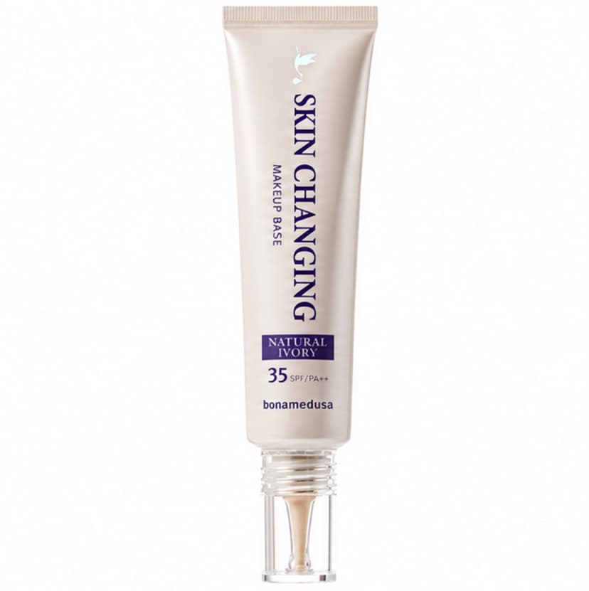 Skin Changing Makeup Base [SPF35/PA++], 35ml, Natural Ivory, 1pack - Image 1