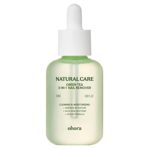 Natural Care Green Tea 3 in 1 Nail Remover, 50ml, 1pack - Image 1
