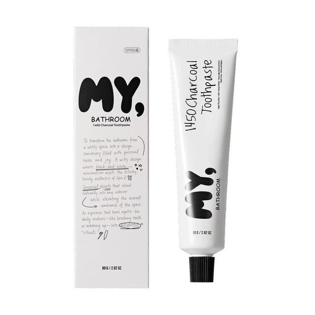 1450 Charcoal Toothpaste, 80g, 1pack - Image 1