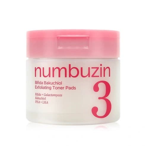 No.3 Bifida Bakuchiol Exfoliating Toner Pads, 70ea - Image 1