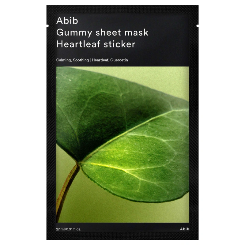 Gummy Sheet Mask Heartleaf Sticker, 10ea