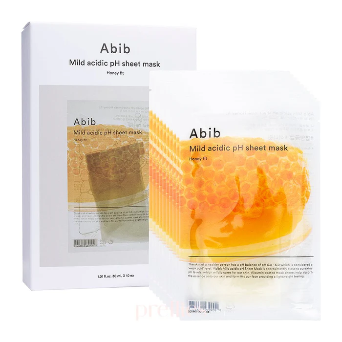 Mild Acidic pH Sheet Mask Honey Fit, 10ea - Image 4