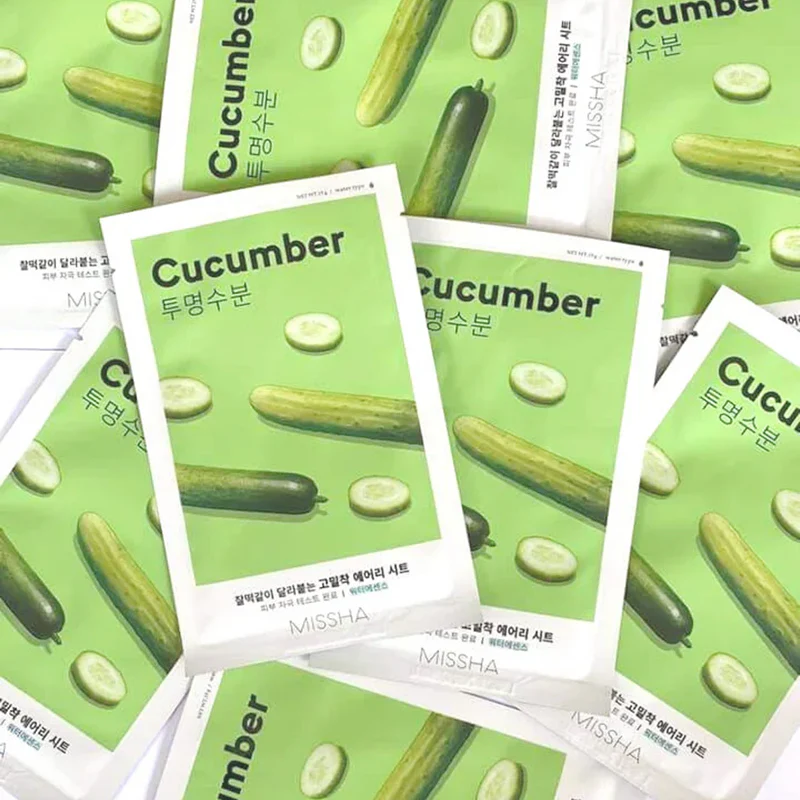 Airy Fit Sheet Mask [Cucumber] - Image 4