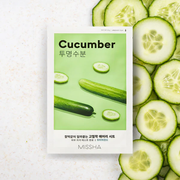 Airy Fit Sheet Mask [Cucumber] - Image 5
