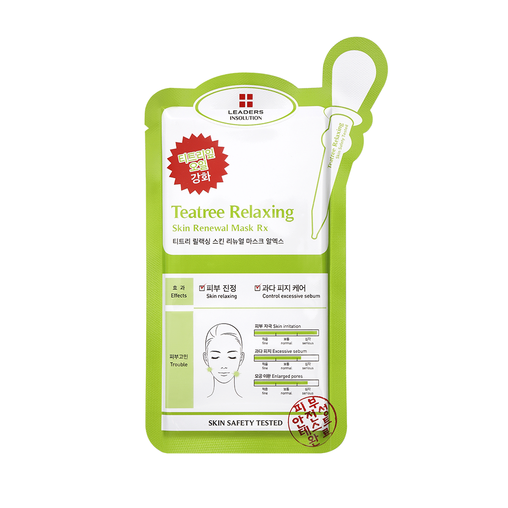 Tea Tree Relaxing Skin Renewal Mask Rx, 10ea