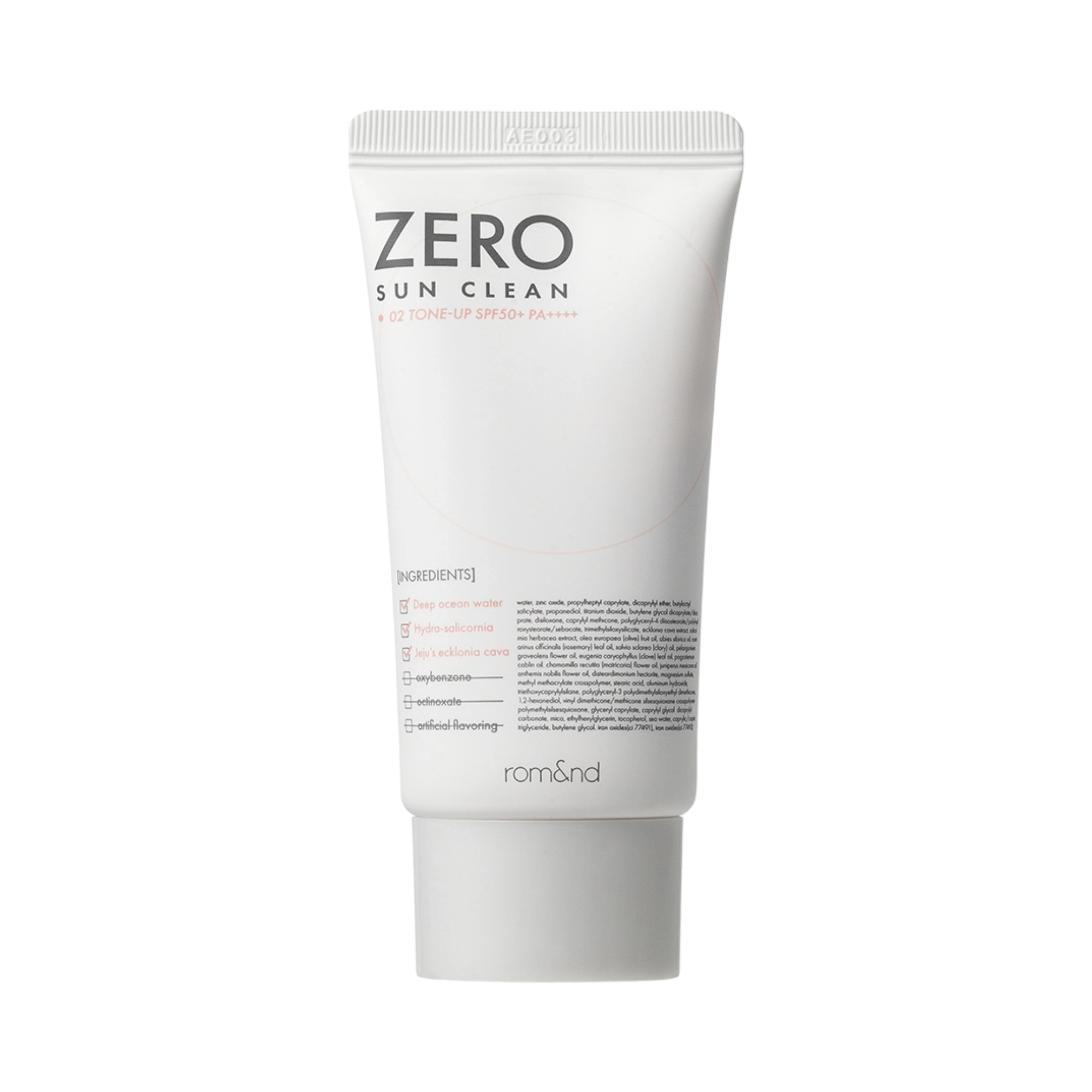 Zero Sun Clean 02 Tone Up SPF50+ PA++++ - Image 1