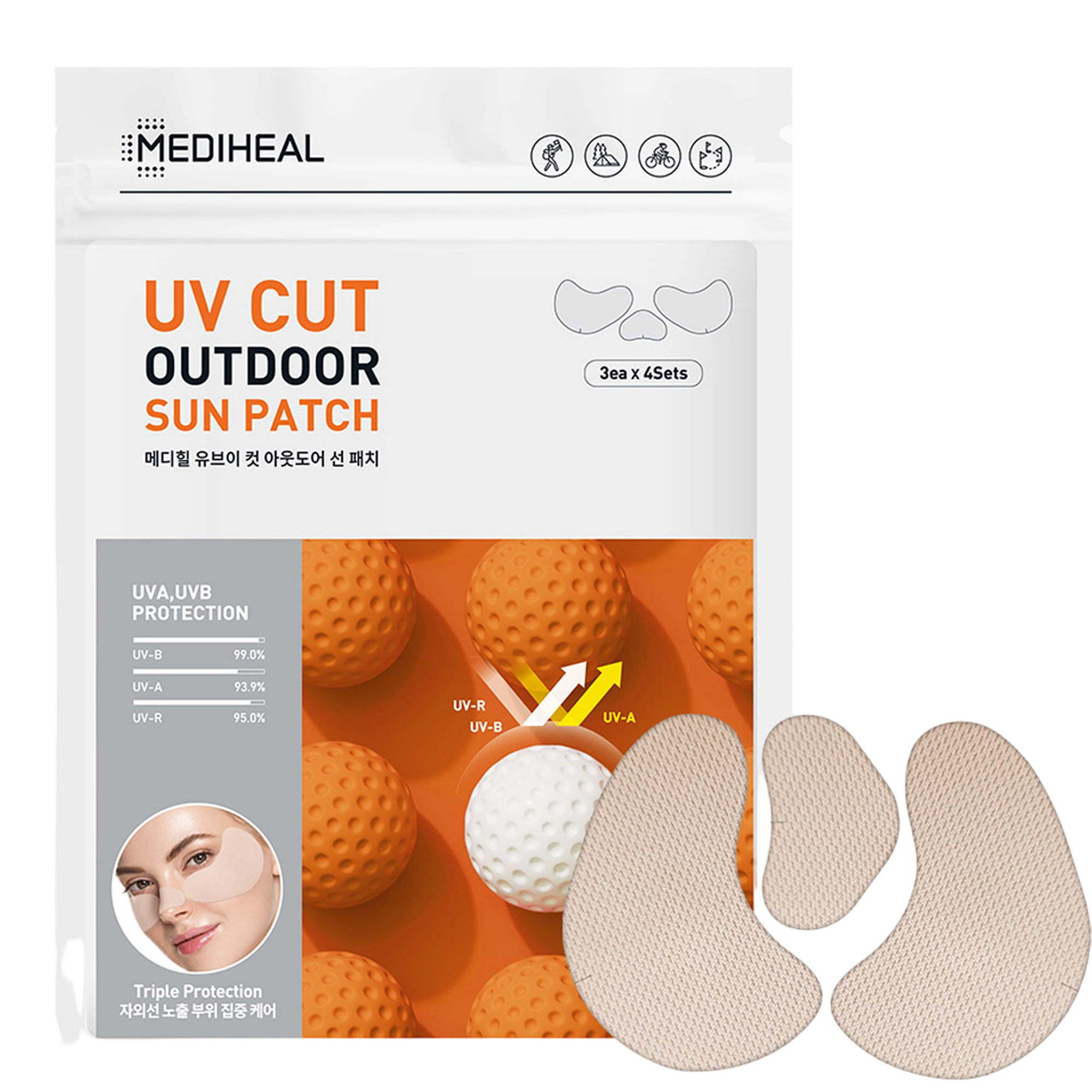 UV Cut Outdoor Triple Protection Sun Patch 3 Types