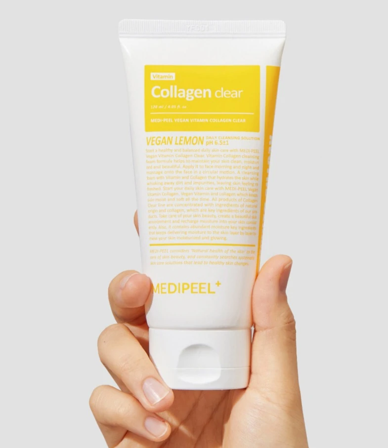 Vegan Vitamin Collagen Clear Cleansing Foam - Image 3