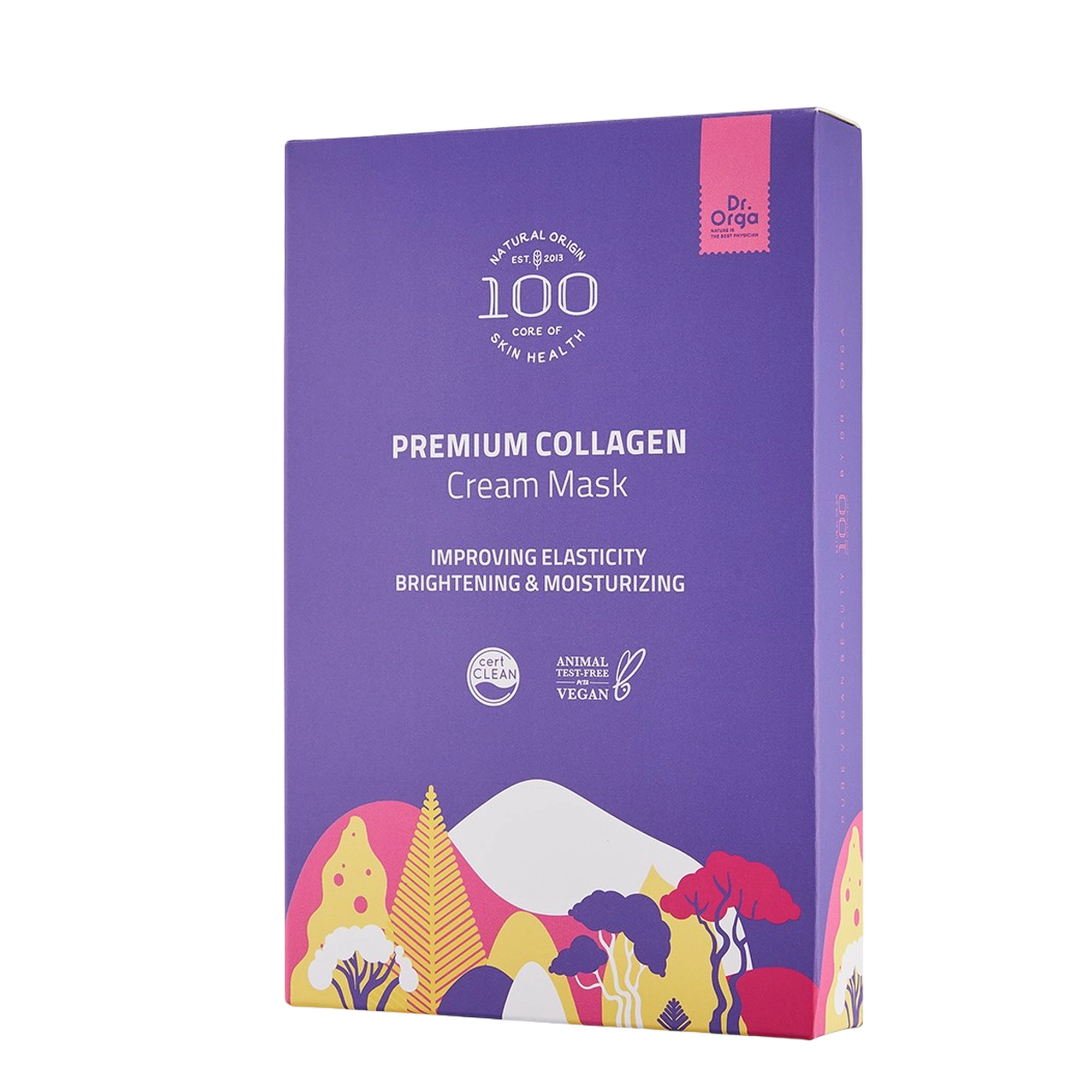 100 Premium Bottlewort Collagen Cream Mask Pack Whitening Pack Face Pack Collagen Pack