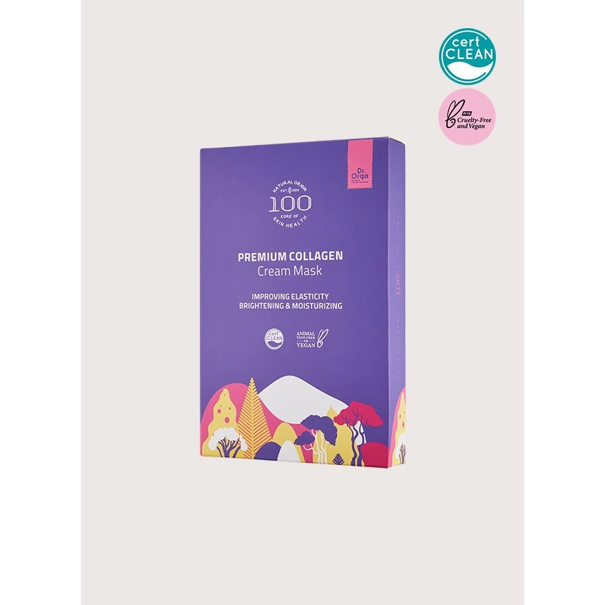 100 Premium Bottlewort Collagen Cream Mask Pack Whitening Pack Face Pack Collagen Pack - Image 2