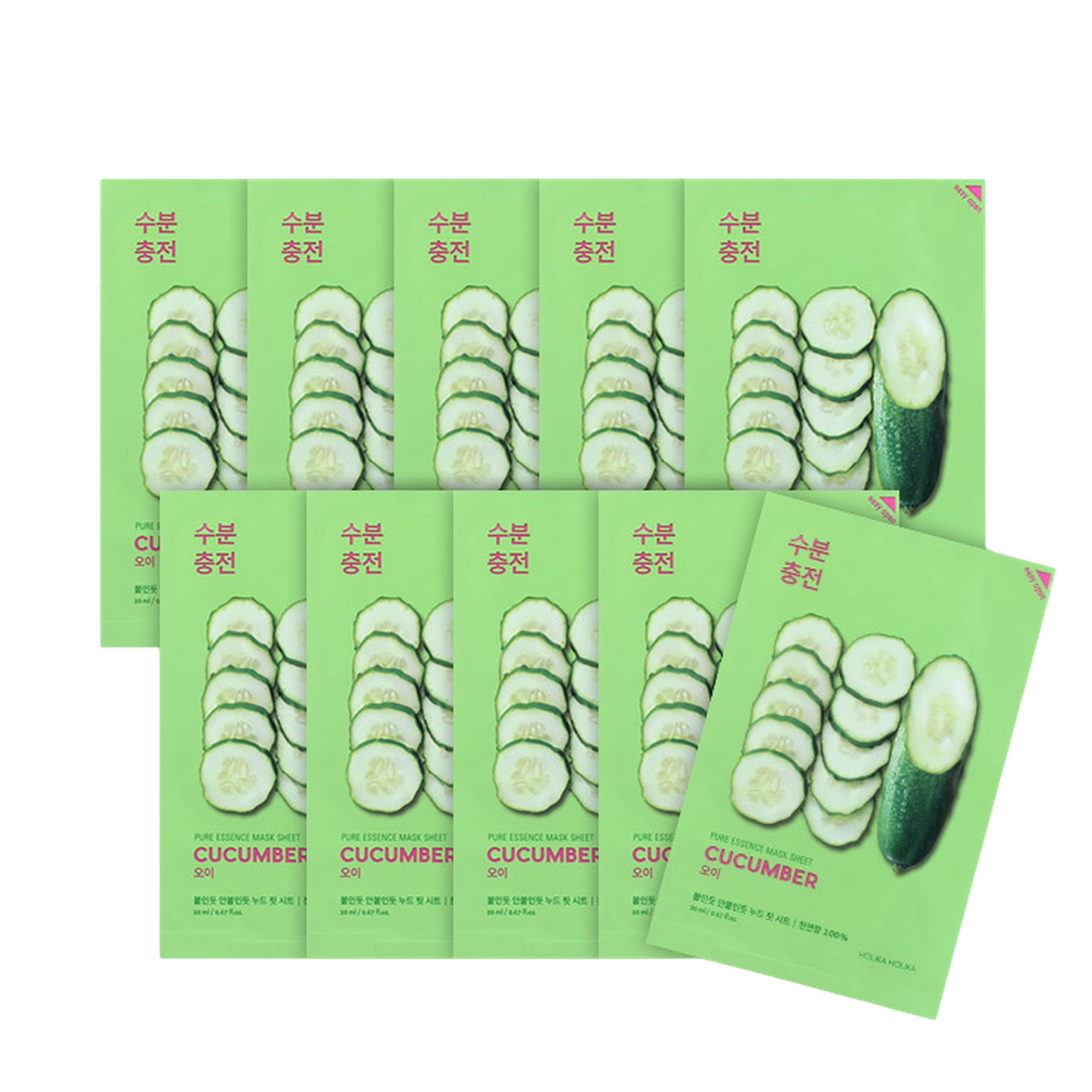 Pure Essence Mask Sheet Cucumber, 10ea - Image 1
