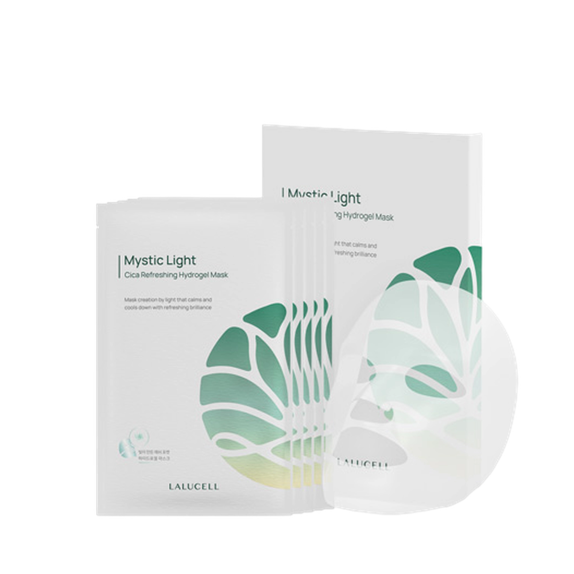 Mystic Light Cica Refreshing Hydrogel Mask/Skin Temperature Immediate Decrease/Elasticity/Skin Density Increase/Skin Soothing - Image 1