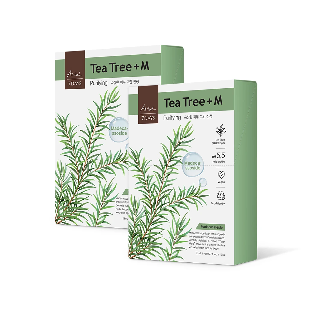Ariul Seven Days Tea Tree Mask Pack, 10ea