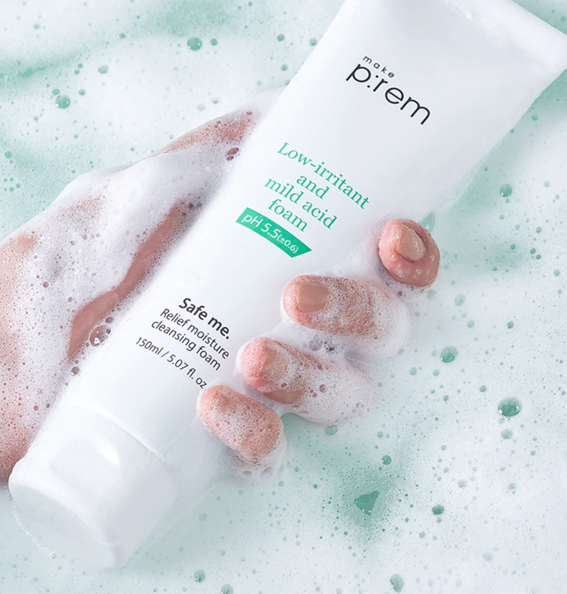 Safe Me Relief Moisture Cleansing Foam - Image 3