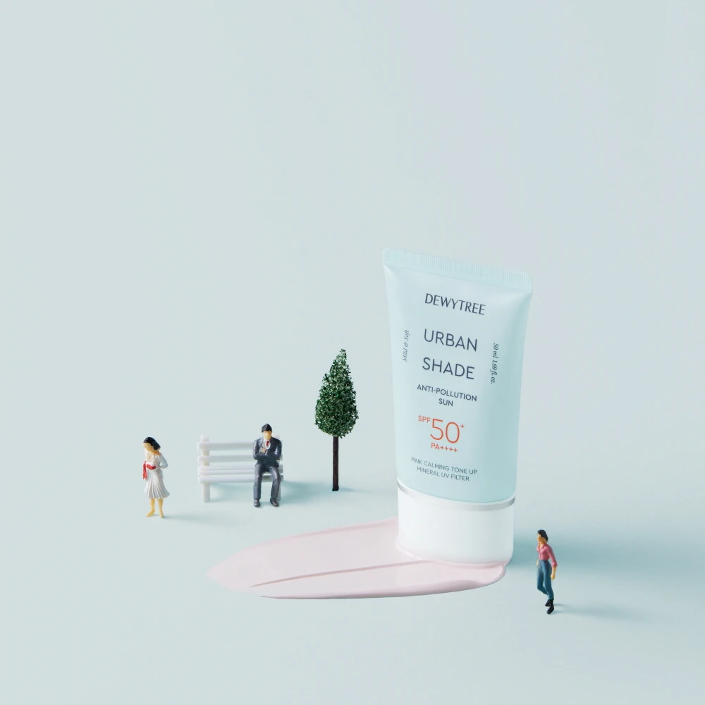 Urban Shade Anti-Pollution Sunscreen SPF50+ PA++++ + High Amino Milk Set - Image 2