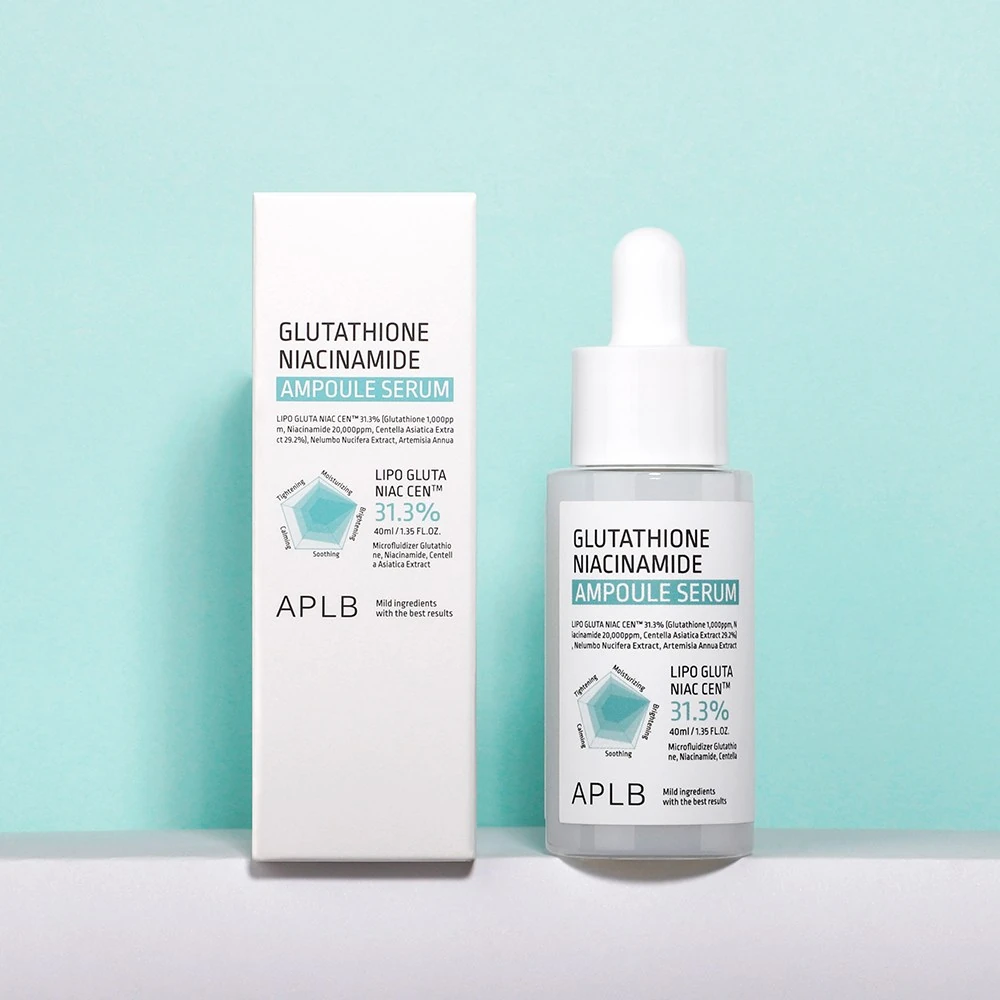 aplb glutathione niacinamide ampoule serum ingredients APLB Glutathione Niacinamide Ampoule Serum 30ml