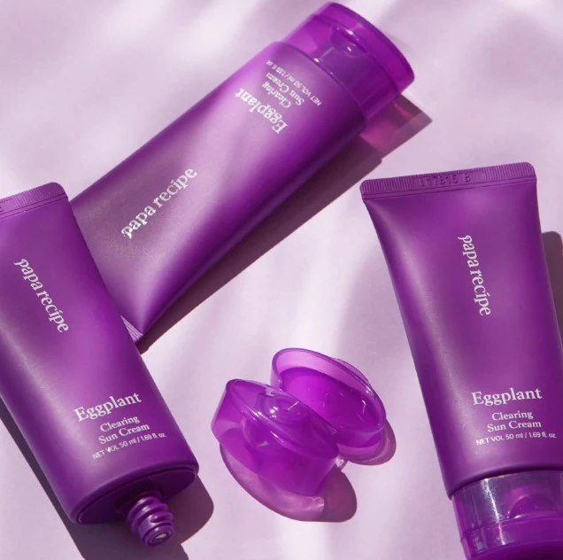 Eggplant Clearing Sun Cream SPF50+ PA++++ - Image 2