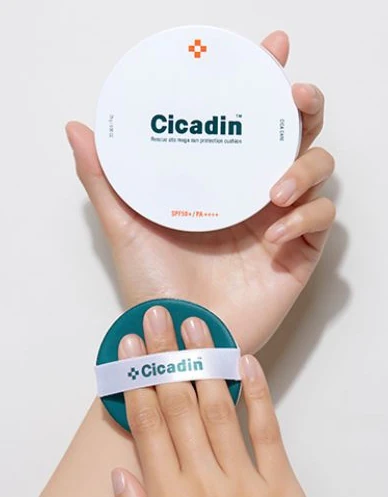 Cicadin Sun Protection Cushion SPF50+ PA++++ - Image 2