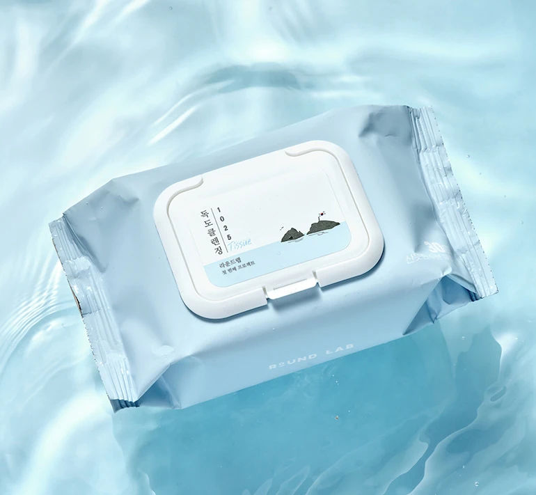 1025 Dokdo Cleansing Tissue, 30ea - Image 2