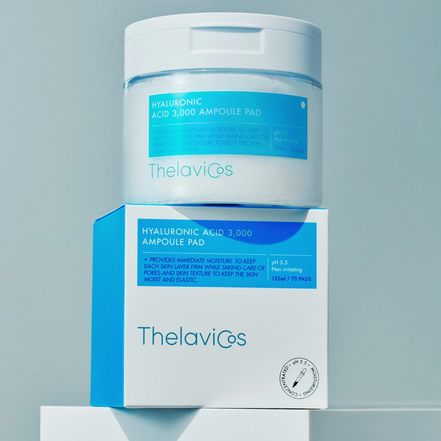 Hyaluronic Acid 3000 Ampoule Pad 155ml - Image 6