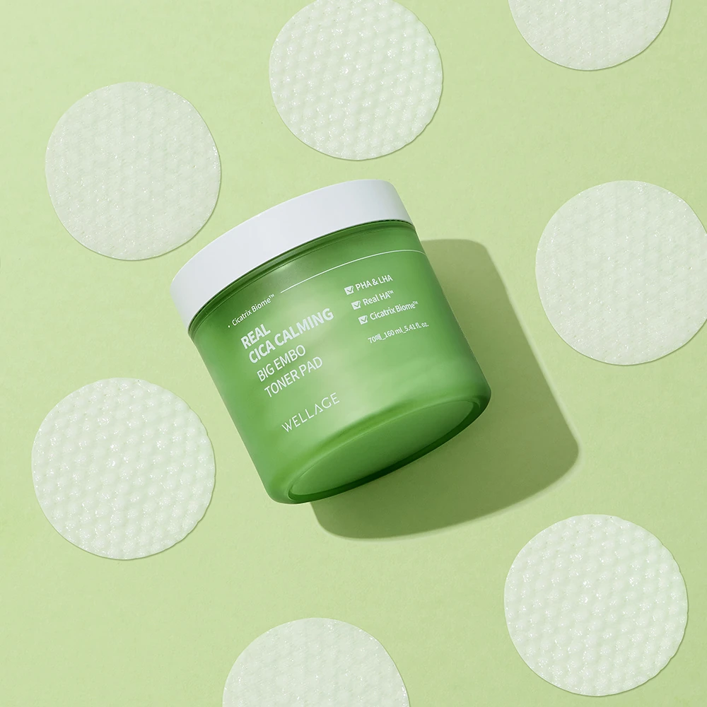 Real Cica Calming Big Embo Toner Pad - Image 3