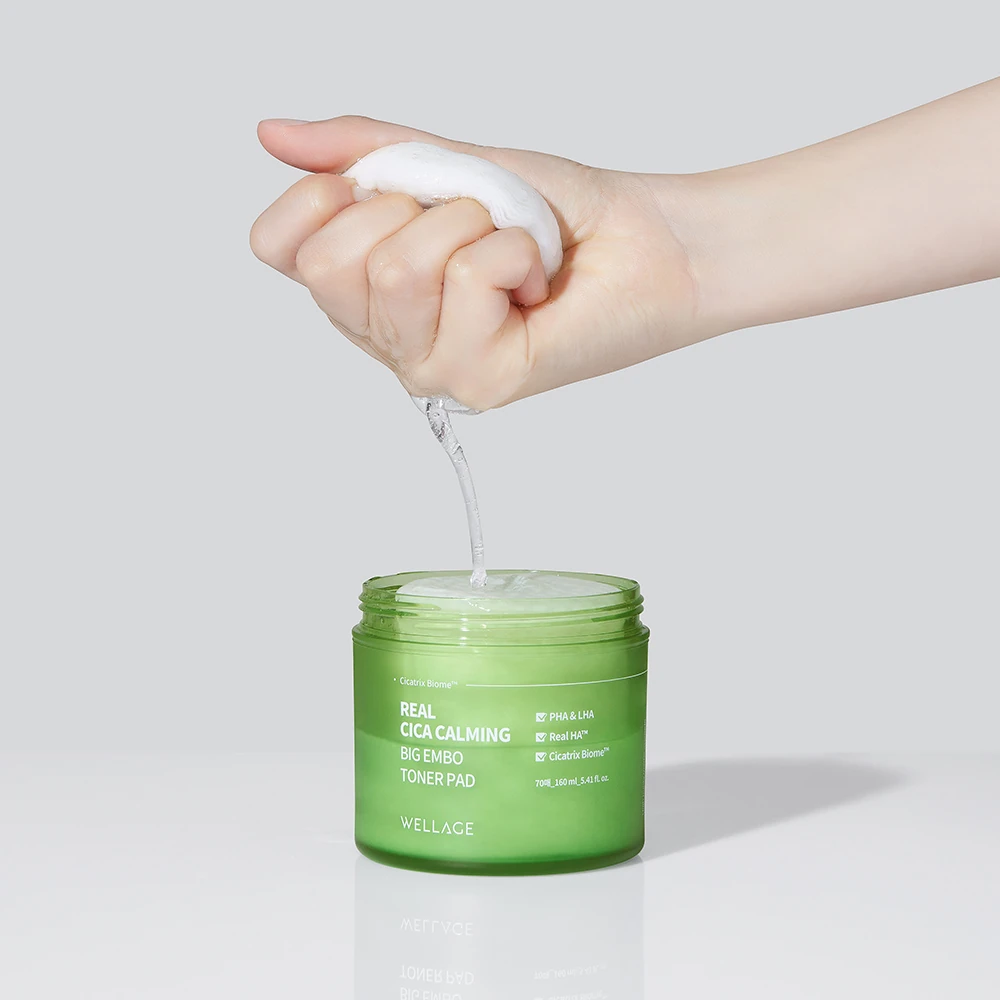 Real Cica Calming Big Embo Toner Pad - Image 4