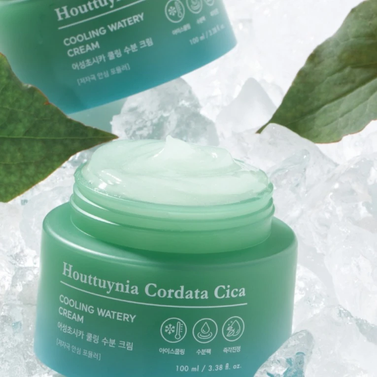 Houttuynia Cordata Cica Cooling Watery Cream, 100ml - Image 6