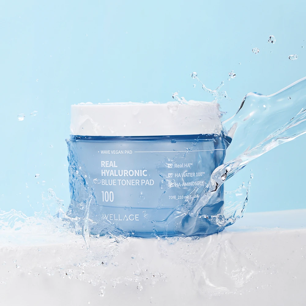 Real Hyaluronic Blue Toner Pad 210ml - Image 3