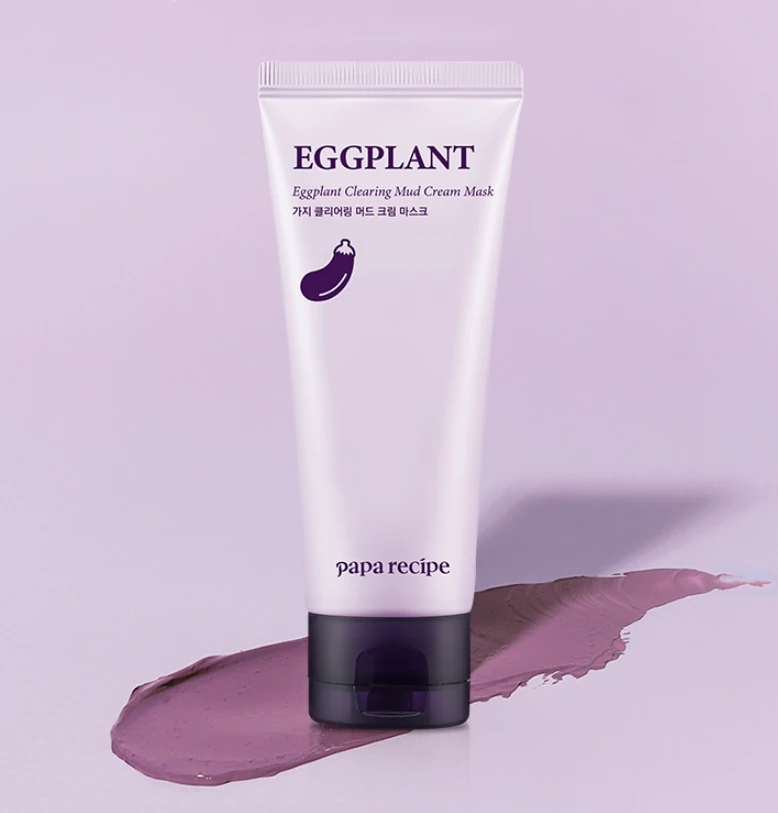 Eggplant Clearing Mud Cream Mask 100ml - Image 2