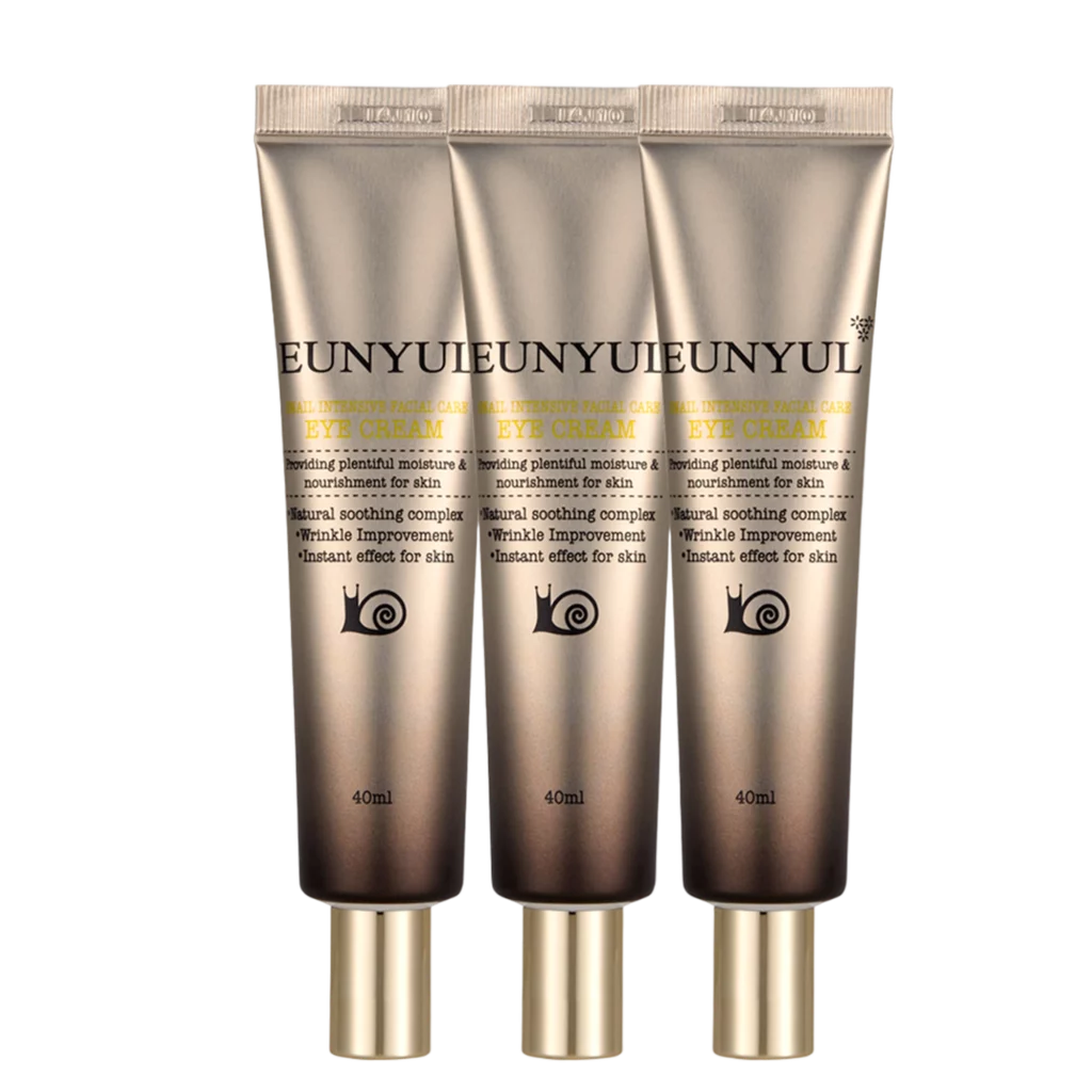 Snail Intensive Facial Care Eye Cream, 40ml, 3packs