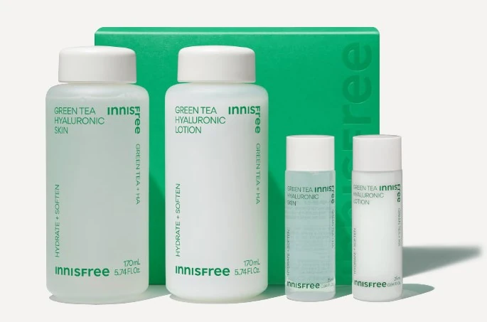 Green Tea Hyaluronic Skincare Set - Image 2