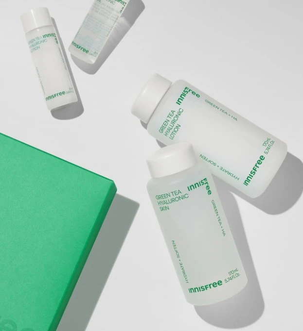 Green Tea Hyaluronic Skincare Set - Image 3