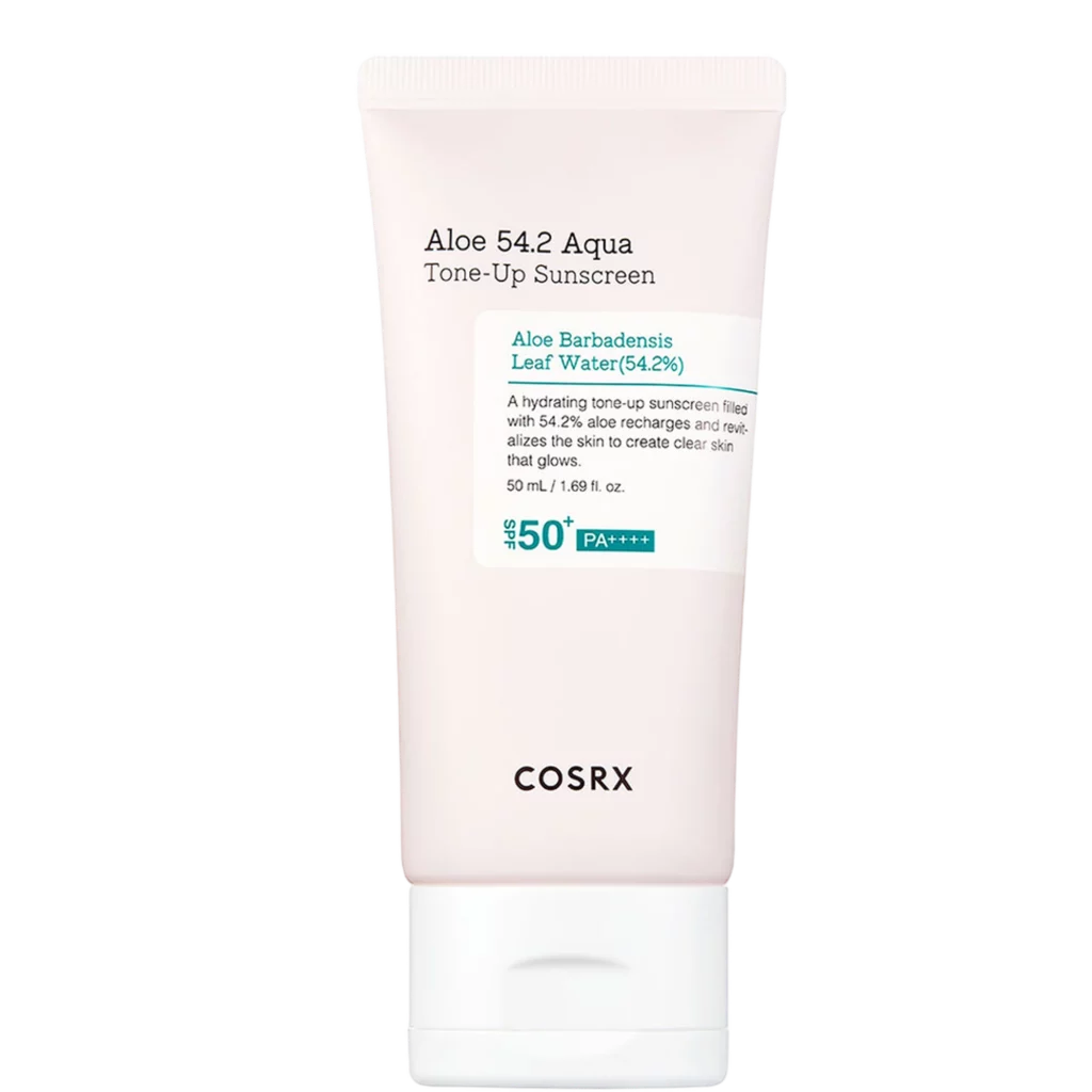 Aloe 54.2 Aqua Tone-Up Sunscreen SPF50+ PA++++, 50ml, 1pack