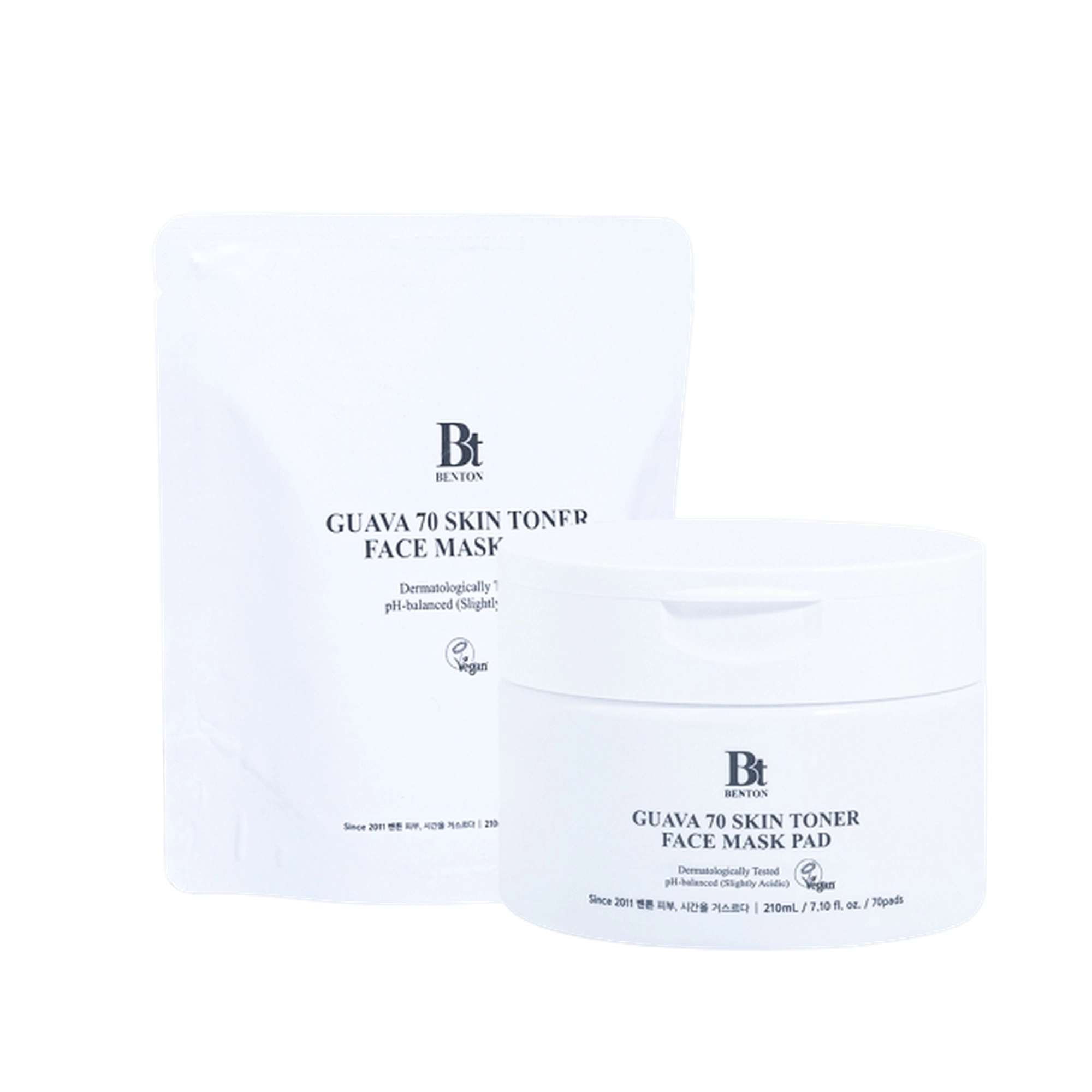 Guava 70 Skin Toner Face Mask Pad + Refill