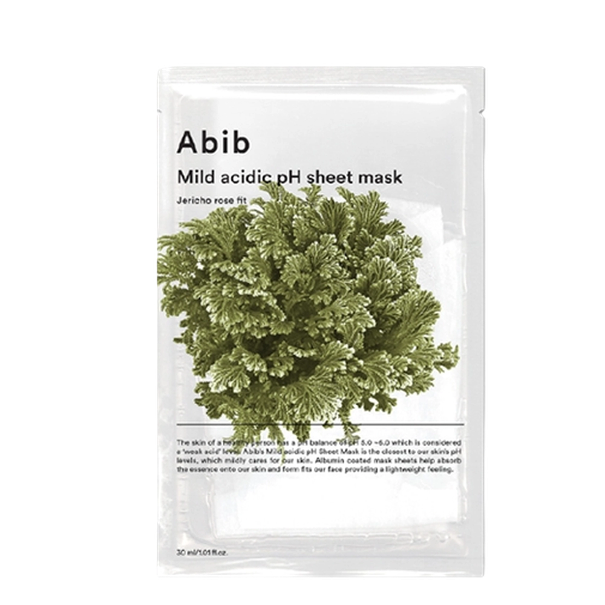 Mild acidic pH Sheet Mask Jericho rose fit 10EA