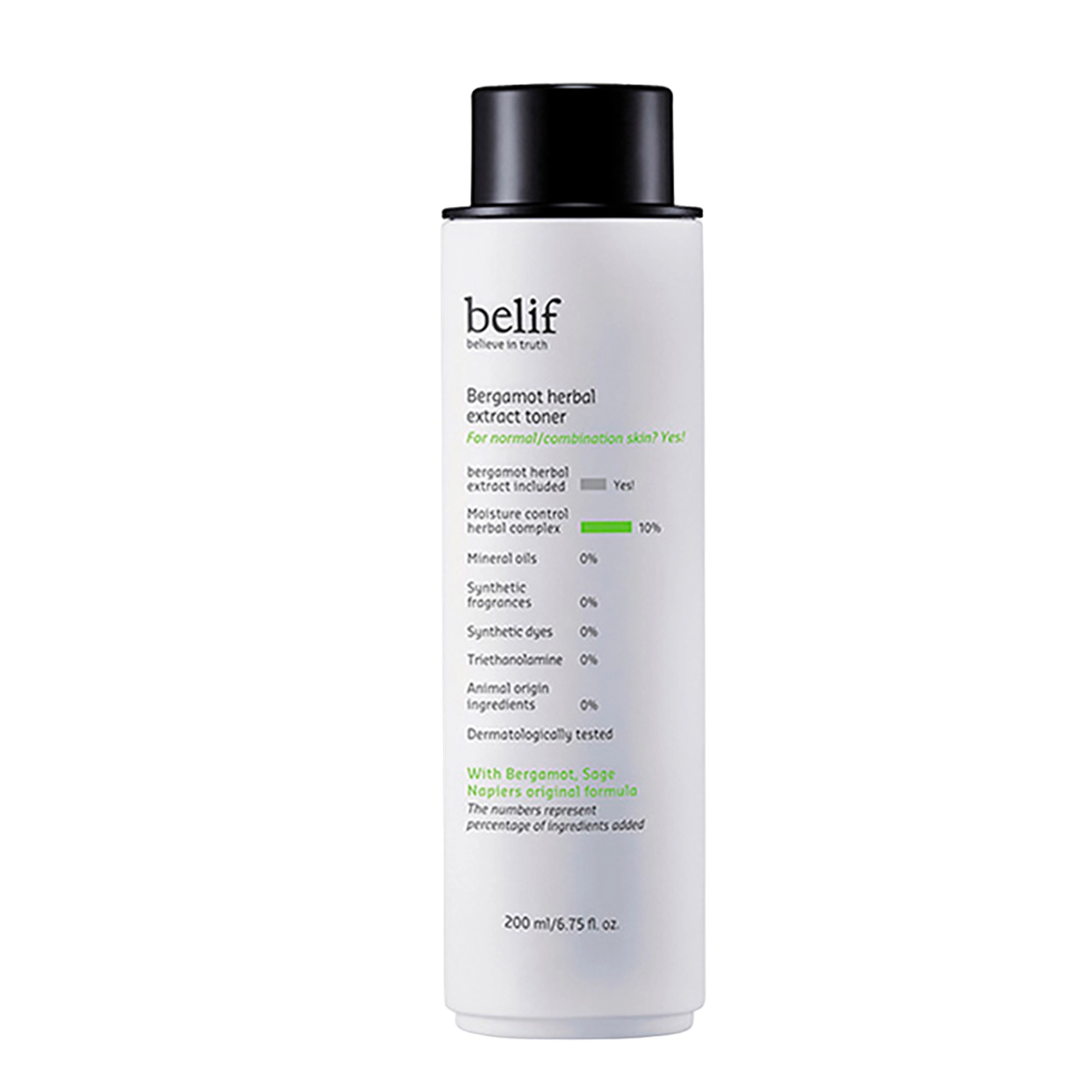 Bergamot Herbal Extract Toner, 200ml