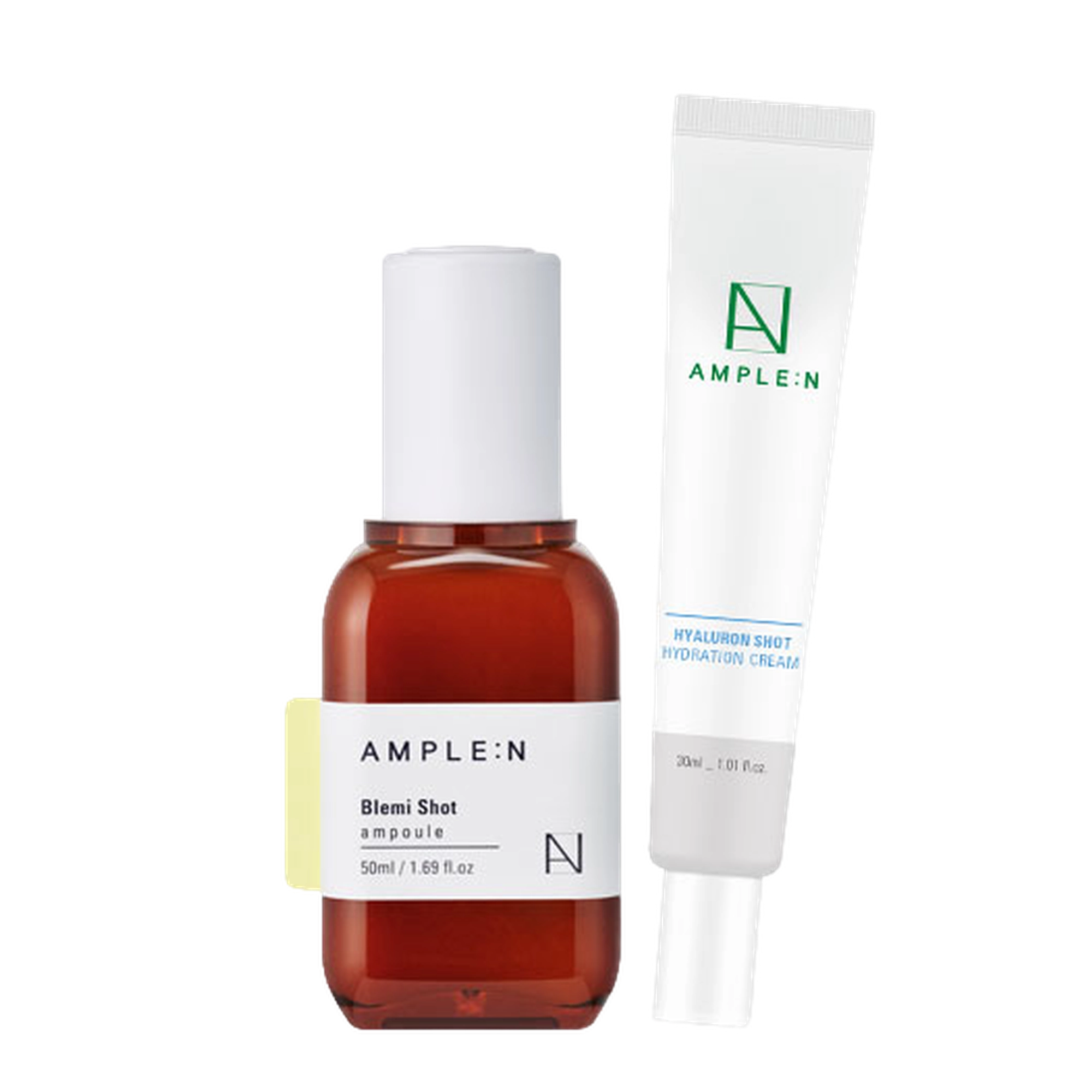 Blemi Shot Ampoule + Hyaluron Shot Moisture Cream