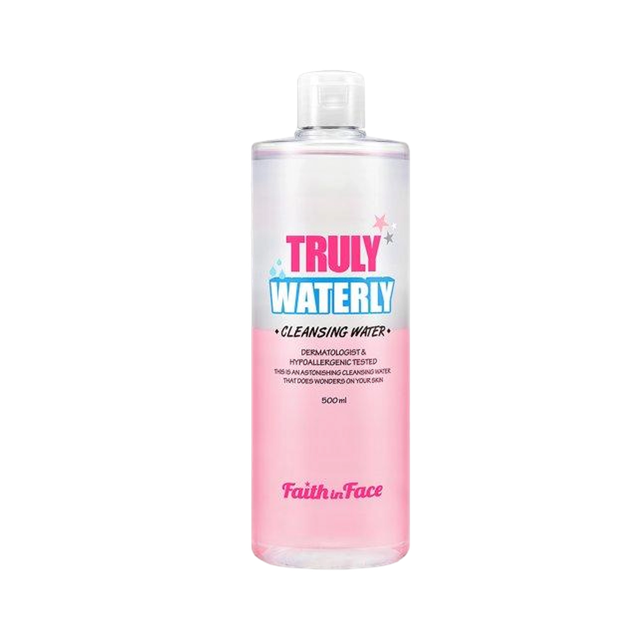 Truly Watery Cleansing Water, 500ml, 1pack