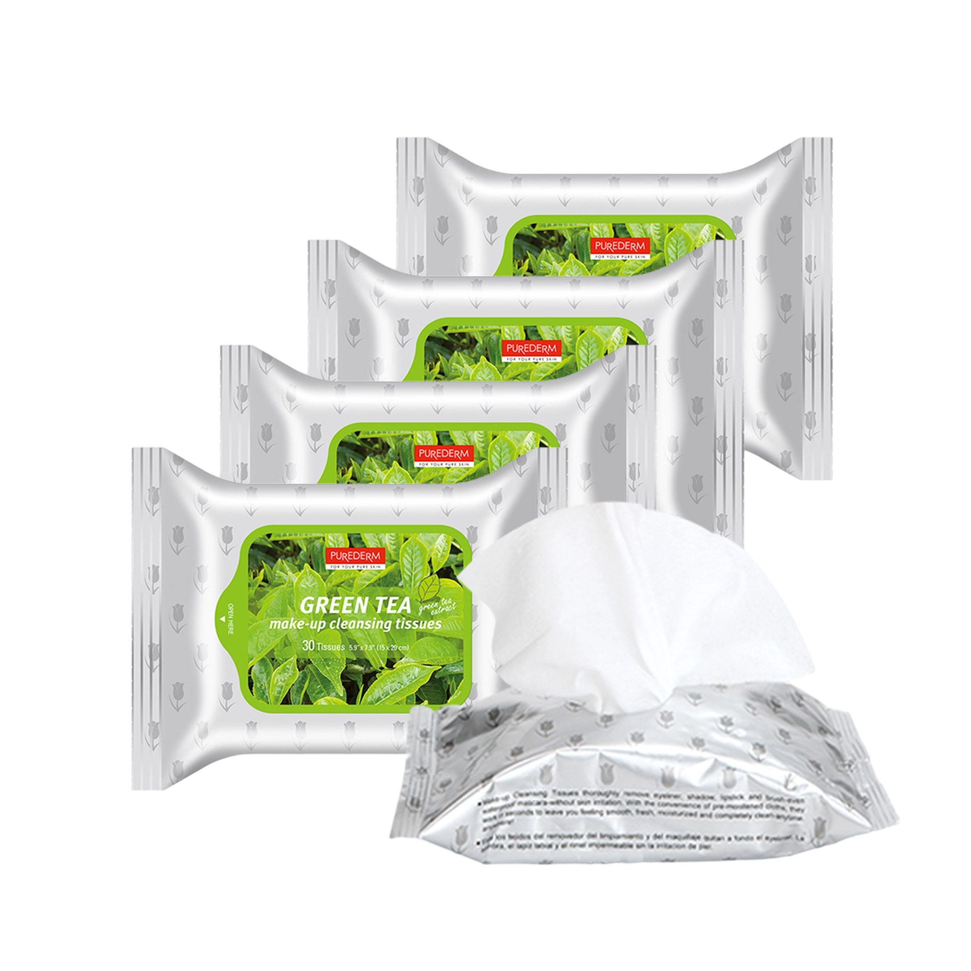 Green Tea make-up Cleansing Tissue