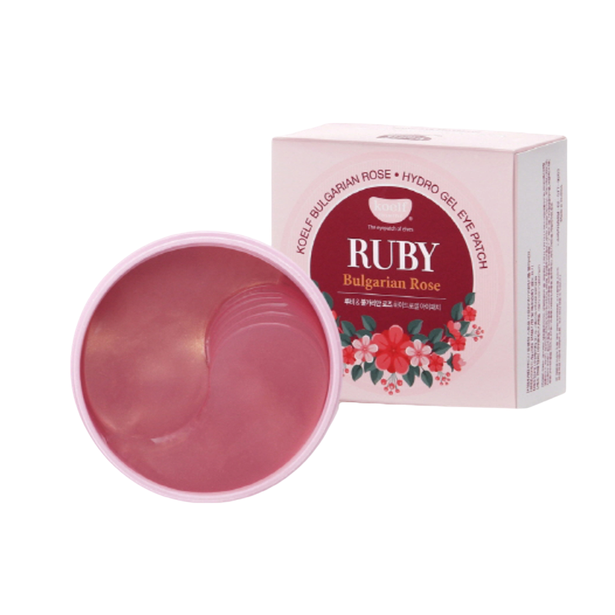 Ruby & Bulgarian Rose Hydrogel Eye Patch - Image 1