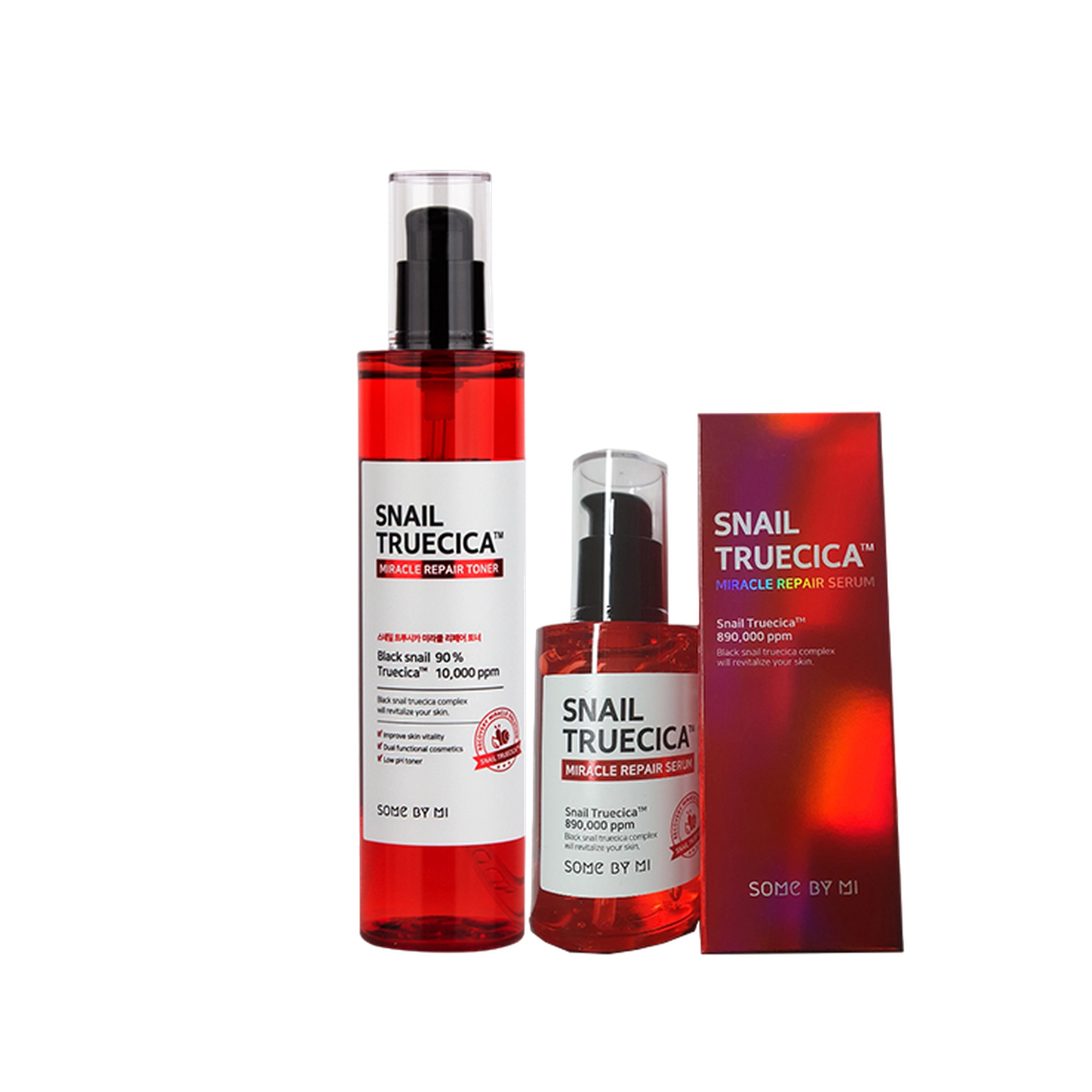 Snail Trucica Miracle Repair Toner & Serum Set