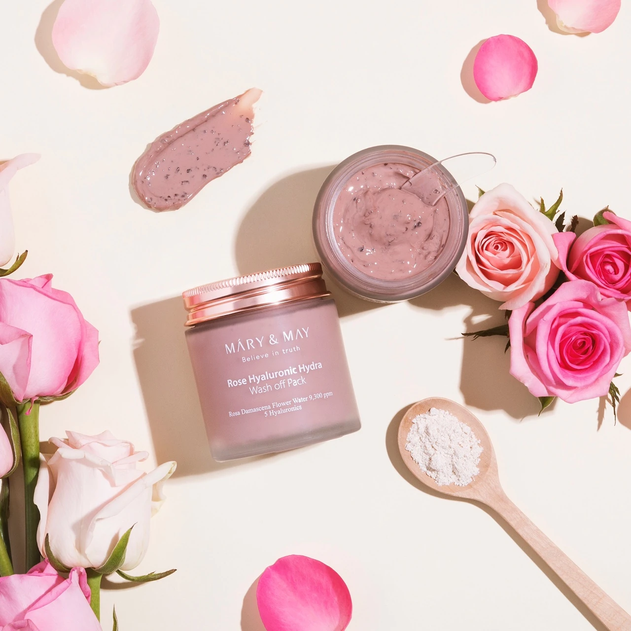 Rose Hyaluronic Hydra Wash off Pack, 125g - Image 7