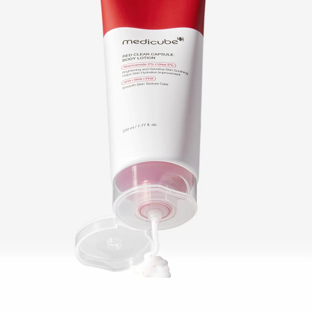 Red Clear Capsule Body Lotion - Image 3