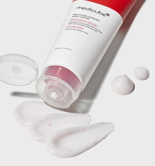 Red Clear Capsule Body Lotion - Image 2