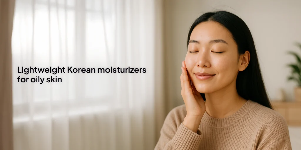 Lightweight Korean moisturizers