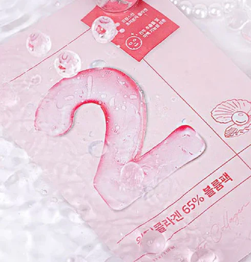 No.2 Water Collagen 65% Voluming Sheet Mask - Image 2
