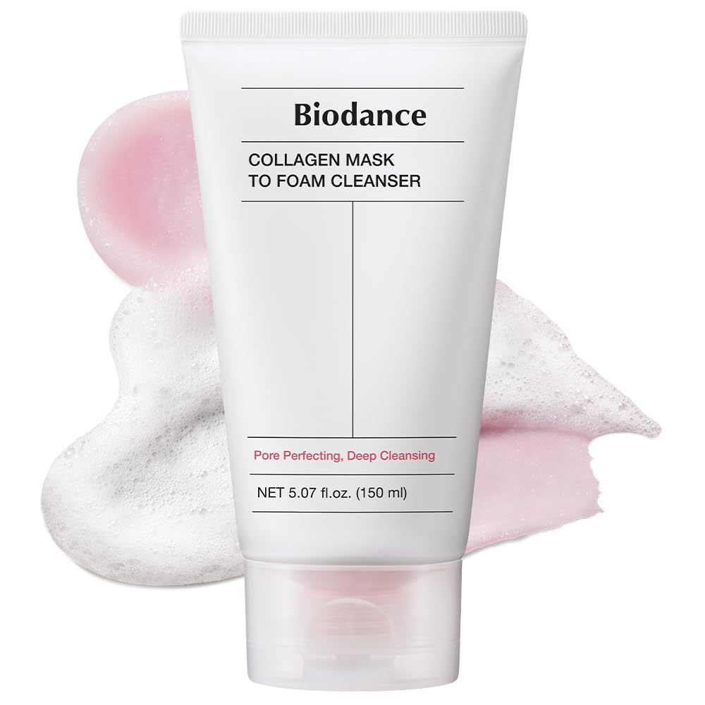 Collagen Mask to Foam Cleanser
