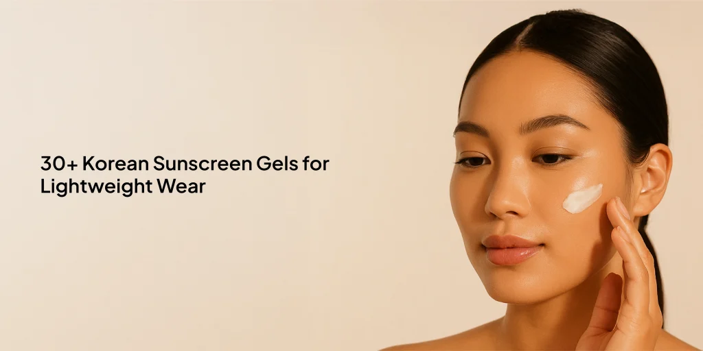 30+ Korean Sunscreen Gels for Lightweight Wear