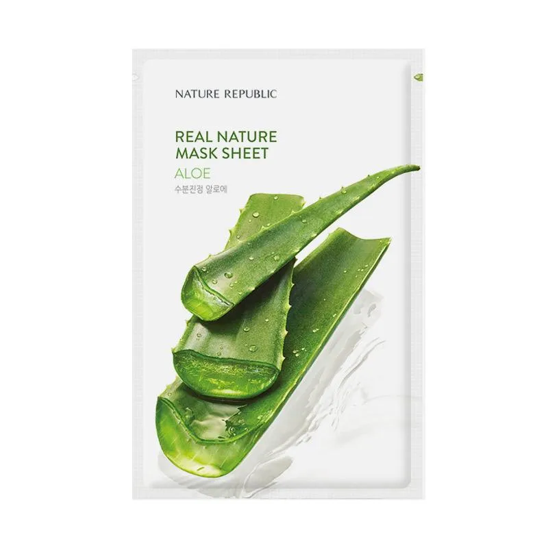 Aloe Real Nature Mask Sheet, 30ea