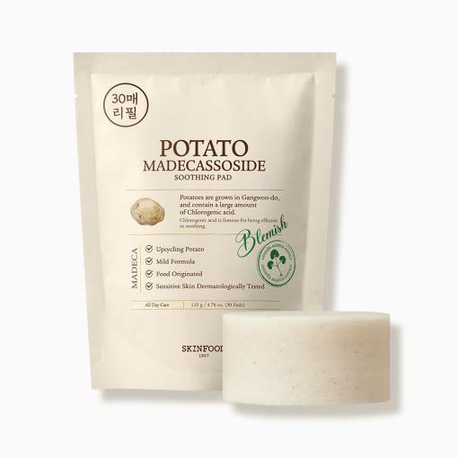 Potato Madecassoside Soothing Pad 30ea (Refill) - Image 1